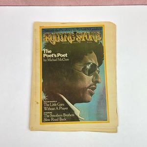 Vintage Rolling Stone Magazine The Poet's Poet Smothers Brothers March 14, 1974